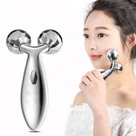 Thiskwento 3d Facelifting Massager For Skin Tightening V Shape Roller Face Massage For Face