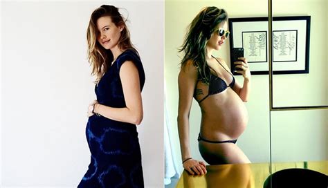 Behati Prinsloo Shared An Adorable 34 Weeks Pregnant Bikini Selfie SELF