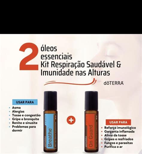 Kit Imunidade E Respira O Produto Feminino Doterra Nunca Usado