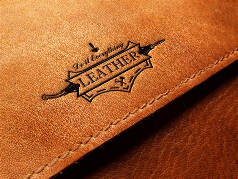 Embossed Leather Logo Mockup Psd By Sadamhusein13 On Deviantart