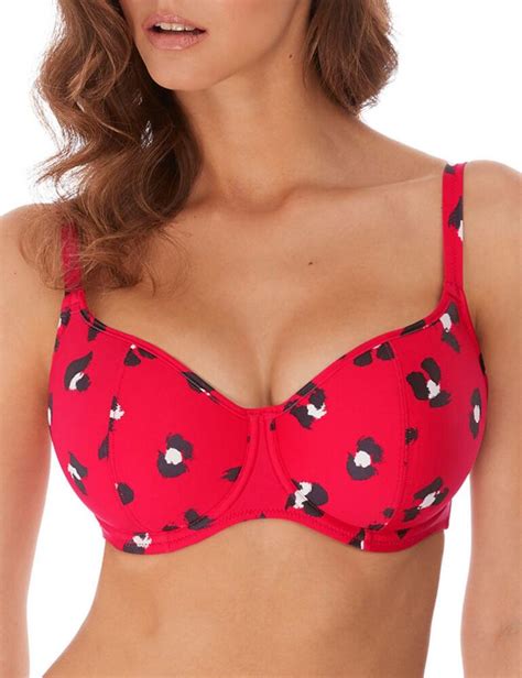 Freya Wildcat Sweetheart Padded Bikini Top Belle Lingerie Freya