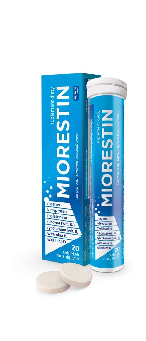 Miorestin, tabletki musujące, 20 szt. - skład, cena, ulotka ...