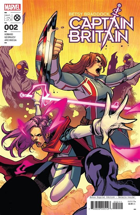 Betsy Braddock Captain Britain 2 Erica Durso Regular Covrprice