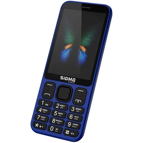 Купить Кнопочный телефон Sigma mobile X-Style 351 Lider Blue, цена 1052 ...