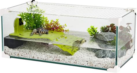 Zolux Acuario Tortu Aquaterrarium Para Tortuga De Agua Cm Amazon