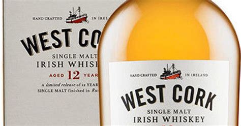 West Cork Single Malt Irish Whiskey Rum Cask Finished Vol L In