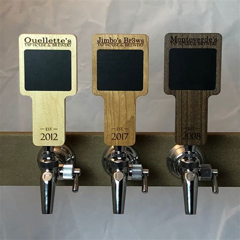 Engraved Custom Beer Tap Handle Custom Beer Tap Chalkboard Etsy