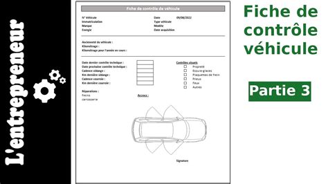 Fiche De Contr Le V Hicule Macro Commande Youtube
