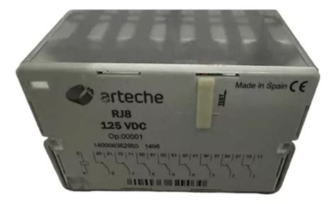 Rele Arteche Rj8 125 Vdc Conforme As Fotos Parcelamento Sem Juros