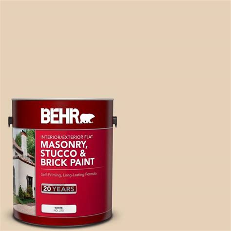 BEHR 1 Gal S280 2 Beach Grass Flat Interior Exterior Masonry Stucco