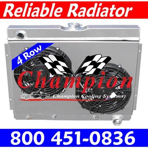 Find Chevy Chevy Ll Nova Row Champion Aluminum Radiator