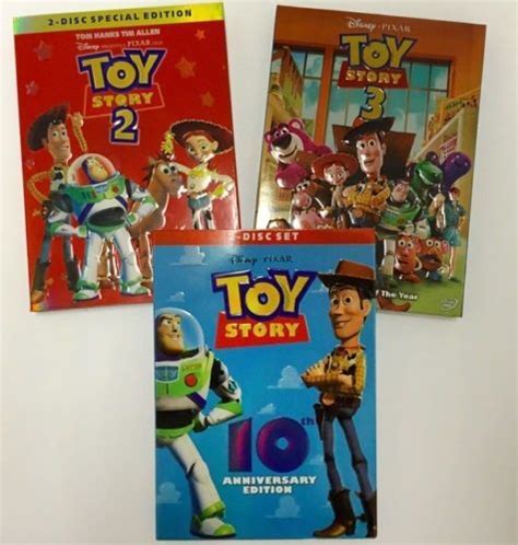 Toy Story Trilogy DVD Complete Set 1 2 3 - DVD, HD DVD & Blu-ray