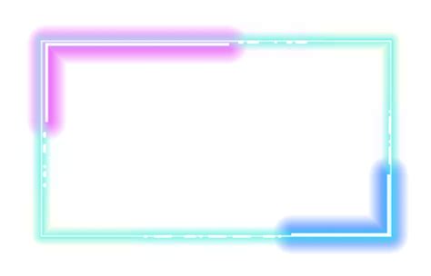 Neon Frames PNG on Transparent Background - 100 Free Images