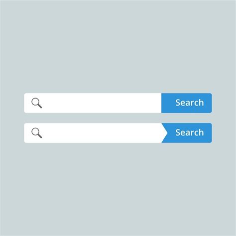 Premium Vector | Search bar design element App and Browser button for ...