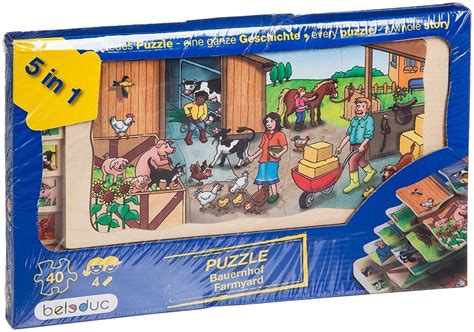 Beleduc Lagen Puzzle Bauernhof Puzzle Ab 4 Jahren SpiilEgge Ch