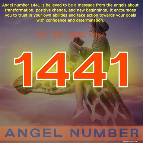 Angel Number 1441: A Message of Positive Change