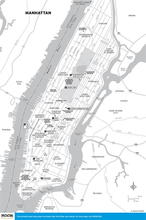 Map Of Manhattan Nyc Printable