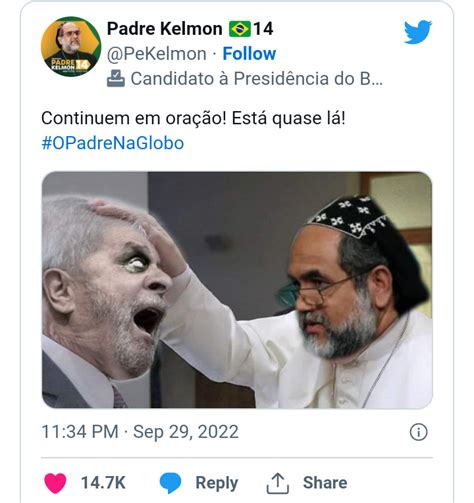 Padre Kelmon Exorciza Lula Em Foto Publicada Nas Redes Sociais