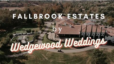 Fallbrook Estates By Wedgewood Weddings Youtube