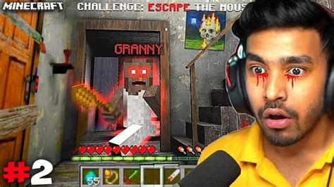 Techno Gamerz Minecraft Hounted Castle Gost Is Granny Part I Techno