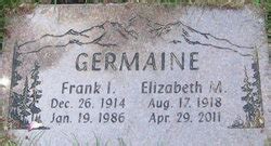 Frank Ignatius Germaine 1914 1986 Monumento Find A Grave