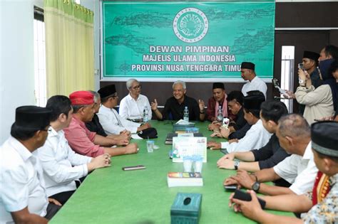 Ganjar Ulama Dan Tokoh Masyarakat Ntt Sepakat Jaga Toleransi