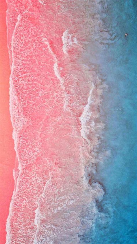 Pink Beach Wallpaper for iPhone | Beach wallpaper iphone, Ocean ...