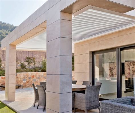 Pergola Bioclimatique Sans Piliers Cyclades Atrium Concept