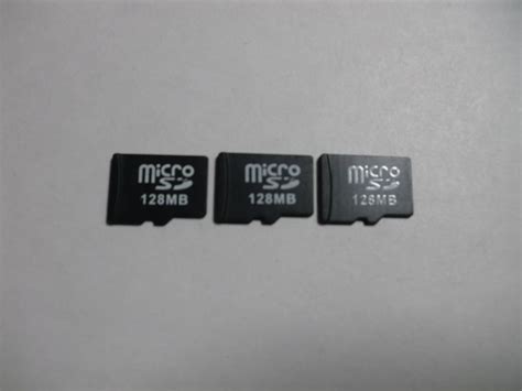 Yahoo オークション 3枚セット Microsdカード 128mb メガバイト フォ