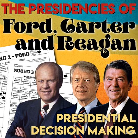 The Presidencies Of Gerald Ford Jimmy Carter And Ronald Reagan