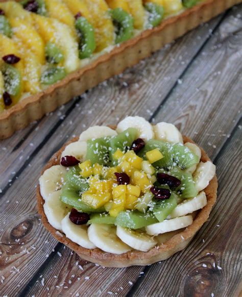 Tarte Aux Fruits Exotiques Cr Me P Tissi Re Coco