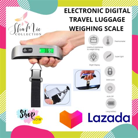 HIGH QUALITY AUTHENTIC ELECTRONIC DIGITAL TRAVEL LUGGAGE WEIGHING SCALE