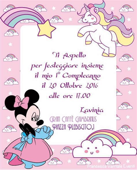 Invito Unicorno Inviti Di Compleanno Inviti Per Bambini Compleanni