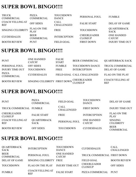 Super Bowl Word Scramble Wordmint