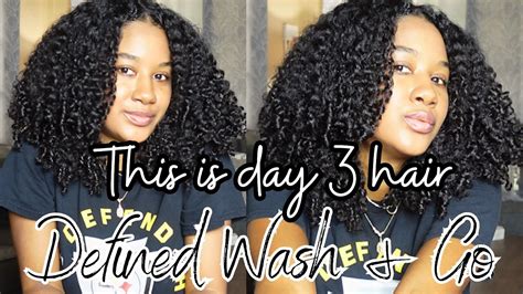 How I Achieve Defined Curls Wash And Go Routine Ft Shea Moisture Youtube