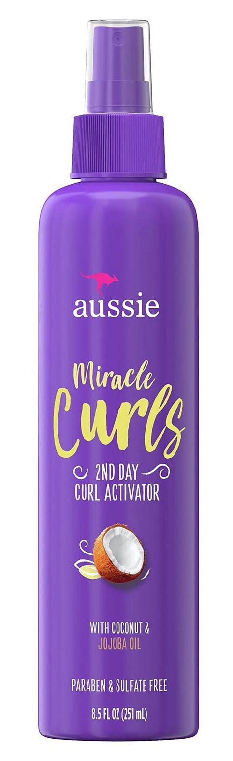 Aussie Miracle Curls Nd Day Curl Activator Coconut Jojoba Oil