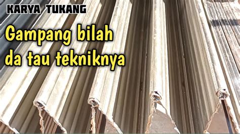 Teknik Merakit Daun Flat Pintu Folding Gate Youtube