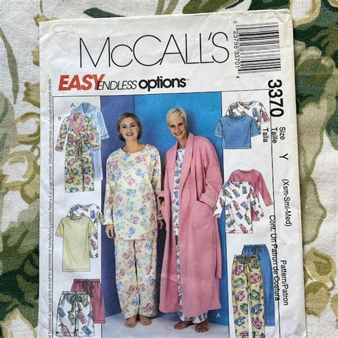 Mccalls Robe Pattern Etsy