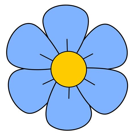 Desenho De Flor Png - 6