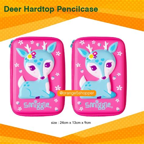 Jual Smiggle Pencil Case Deer Hardtop Original Shopee Indonesia