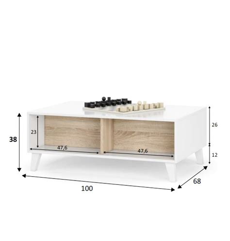 Mesa De Centro Elevable Scandi Daui Home