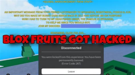 Blox Fruits Got Hacked By A Hacker YouTube