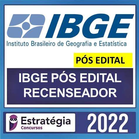 RATEIO IBGE PÓS EDITAL RECENSEADOR ESTRATÉGIA 2022