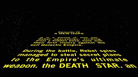 Star Wars Opening Crawl Remake Youtube