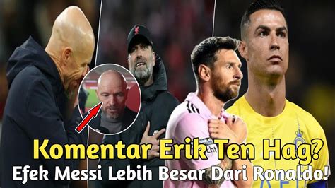 Ten Hag Sedih Karna Klopp Akan Meninggalkan Liverpool Ronaldo Jangan