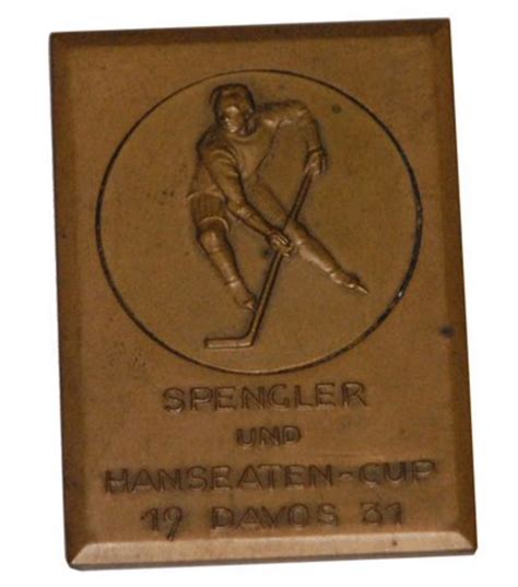 Spengler Cup Medal 1931 - Oxford University Ice Hockey Club | HockeyGods