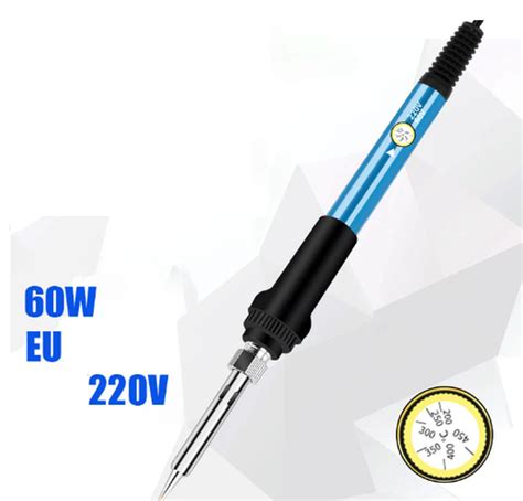 Паяльник электрический регулируемый 220В 60Вт 200-450C (ID#2187099777 ...