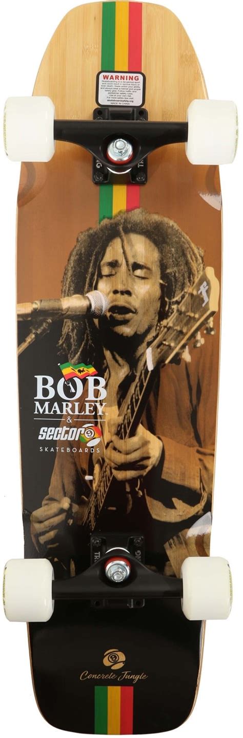 Sector 9 Bob Marley Concrete Jungle Cruiser Complete Surf Shop Hornbæk