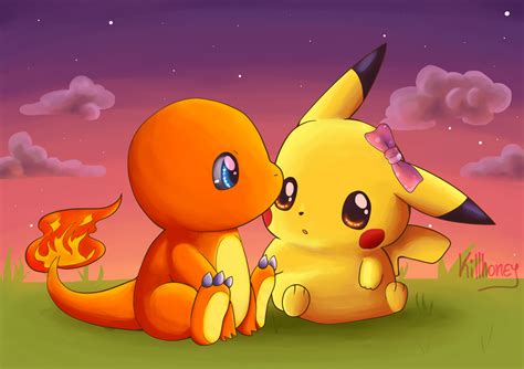 Pikachu And Charmander Wallpaper