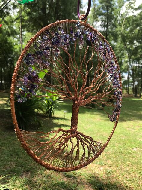 11 Inch Handmade Copper Wire Tree Of Life One Of A Etsy